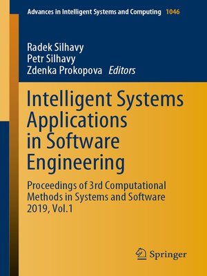 cover image of Intelligent Systems Applications in Software Engineering
